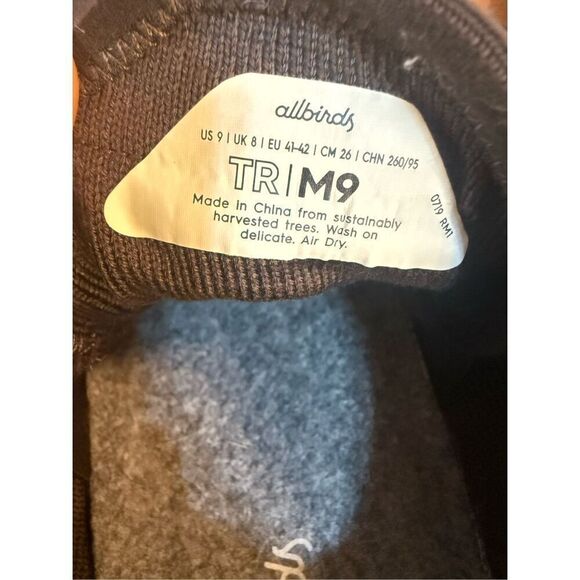 allbirds Men's Tree Runners Light & Breezy Fan-Favorite Sneaker Sz 9 Hazy Cocoa - Picture 5 of 10